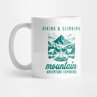 outdoor activity in mountain Mug